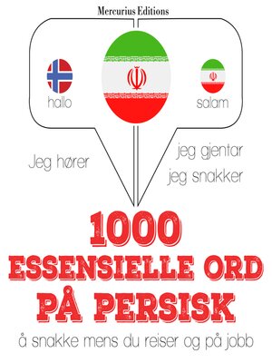 cover image of 1000 essensielle ord på persisk